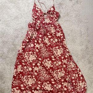Multi-pattern Floral Beach Maxi Dress